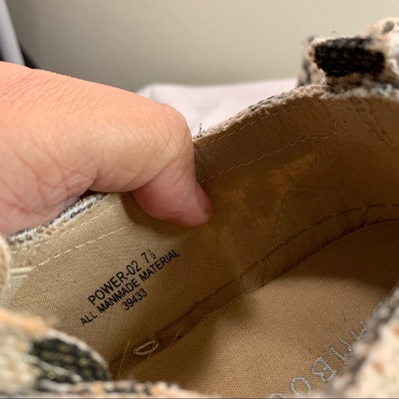 Bamboo Leopard Canvas Design Laceless Slip On Loafers - Size 7.5 - Picture 11 of 11